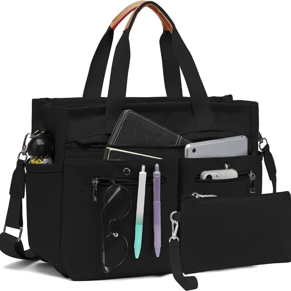 Durable Womens 2Piece Canvas Bag Set  Ideal For Everyday Use  Organizing